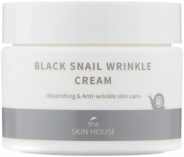 Крем питательный с коллагеном и муцином чёрной улитки, 50 мл | The Skin House Black Snail Wrinkle Cream