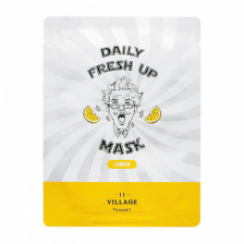 Тканевая маска с экстрактом лимона, 21 мл | VILLAGE 11 FACTORY Daily Fresh up Mask Lemon