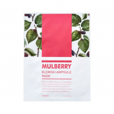 Маска на тканевой основе с экстрактом шелковицы, 23 гр | A'PIEU Mulberry Blemish Ampoule Mask