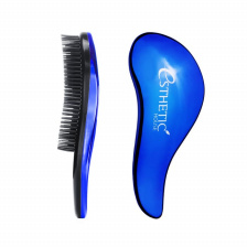 Расческа для волос пластиковая синяя, 18*7см | ESTHETIC HOUSE HAIR BRUSH BLUE