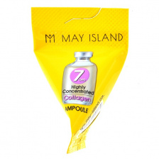 Сыворотка с коллагеном для упругости кожи, 1шт/7мл | May Island 7Days Highly Concentrated Collagen Ampoule