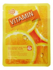 Маска для лица тканевая витамин, 25 мл | May Island Real Essence Vitamin Mask Pack