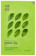 Тканевая маска противовоспалительная с зеленым чаем, 20 мл | Holika Holika Pure Essence Mask Sheet Green Tea