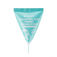 Скраб-пилинг гиалуроновый, 1шт*7гр  | MIZON Hyaluronic Acid Sherbet Peeling Scrub 