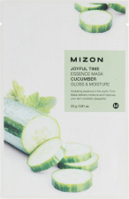 Тканевая маска для лица с экстрактом огурца, 25 мл | MIZON Joyful Time Essence Mask Cucumber