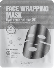 Маска-обертывание для лица с гиалуроновой кислотой, 27 мл | BERRISOM Face Wrapping Mask Hyaluronic Solution