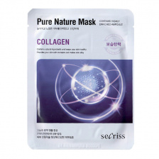 Маска для лица тканевая с коллагеном, 25 мл | ANSKIN Secriss Pure Nature Mask Pack - Collagen