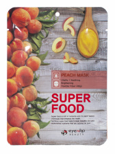 Маска для лица тканевая с персиком, 23 мл | EYENLIP SUPER FOOD PEACH MASK