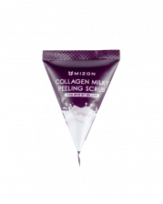 Скраб-пилинг молочный с коллагеном, 1шт*7гр | MIZON Collagen Milky Peeling Scrub 