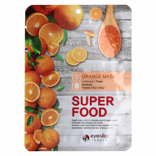 Маска для лица тканевая с апельсином, 23 мл | EYENLIP SUPER FOOD ORANGE MASK