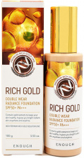 Тональный крем с эффектом сияния, 100 мл | ENOUGH Rich Gold Double Wear Radiance Foundation #13