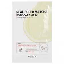 Маска тканевая с экстрактом зеленого чая матча, 20 гр | SOME BY MI Real Super Matcha Pore Care Mask