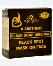 Мыло для лица с экстрактами трав, 50 г | K.BROTHERS U.S.A. Black Soap Original