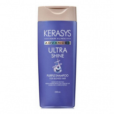 Шампунь с церамидными ампулами для осветленных волос, 200 мл | Kerasys Advanced Ultra Shine Purple Shampoo