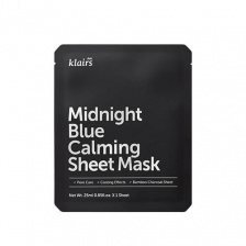 Успокаивающая тканевая маска, 25 мл  | KLAIRS Midnight Blue Calming Sheet Mask
