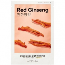Маска для лица с экстрактом женьшеня, 19 гр | MISSHA Airy Fit Sheet Mask Red Ginseng 