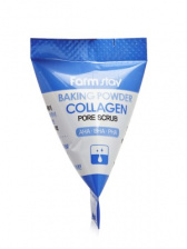 Скраб коллагеновый, 1шт*7гр | FarmStay Baking Powder Collagen Pore Scrub 