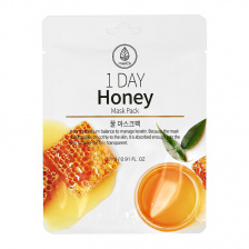 Тканевая маска для лица с мёдом, 27 мл | MED:B 1 Day Honey Mask Pack
