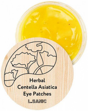 Гидрогелевые патчи с экстрактом центеллы, 60 шт | L.SANIC Herbal Centella Asiatica Hydrogel Eye Patches