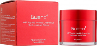 Регенерирующий лифтинг-крем, 50 гр | Bueno MGF Peptide Wrinkle Cream Plus Moisture & Anti-Wrinkle