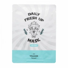 Тканевая маска с экстрактом чайного дерева, 21 мл | VILLAGE 11 FACTORY Daily Fresh up Mask Tea Tree