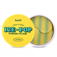 Набор гидрогелевых патчей для век с лимоном и базиликом, 60 шт | KOELF Lemon&Basil Ice-Pop Hydrogel Eye Mask
