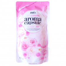 Кондиционер для белья с ароматом розы, 300 мл | LION AROMA CAPSULE PINK ROSE