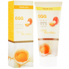 Пенка для умывани для сужения пор с яичным экстрактом, 180 мл | FarmStay Egg Pure Cleansing Foam