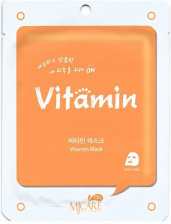 Маска тканевая с облепихой, 22 гр | MIJIN MJ on Vitamin Mask