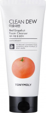Пенка для умывания с экстрактом красного грейпфрута, 180 мл | TONY MOLY Clean Dew Red Grapefruit Foam Cleanser