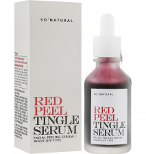 Кислотная сыворотка с тингл-эффектом, 35 мл | So Natural Red Peel Tingle Serum