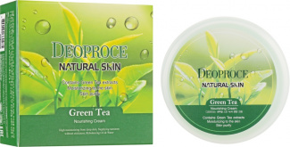 Крем для лица и тела с экстрактом зеленого чая, 100 мл | DEOPROCE NATURAL SKIN GREENTEA NOURISHING CREAM