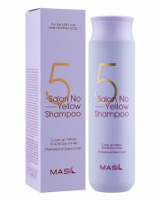 Шампунь тонирующий для осветленных волос, 300 мл | MASIL 5 Salon No Yellow Shampoo