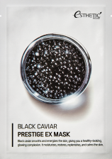 Тканевая маска для лица с черной икрой, 25 мл | ESTHETIC HOUSE Black Caviar Prestige EX Mask 
