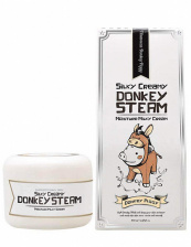 Крем для лица паровой с молоком ослицы, 100 мл | Elizavecca Silky Creamy Donkey Steam Moisture Milky
