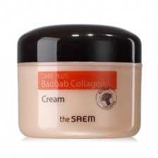 Крем коллагеновый баобаб, 100 мл | THE SAEM Care Plus Baobab Collagen Cream