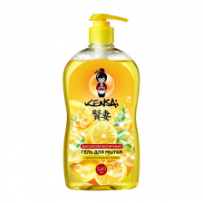 Гель для мытья посуды и детских принадлежностей с ароматом японского лимона, 540 мл | KENSAI 
