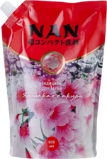 Кондиционер для белья с ароматом японской сакуры, сменный блок, 800 мл | NAN