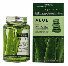 Многофункциональная ампульная сыворотка с экстрактом алоэ, 250 мл | FarmStay Aloe All In One Ampoule