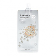 Ночная маска с экстрактом жемчуга, саше 10 мл | MISSHA Pure Source Pocket Pack Pearl