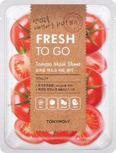 Тканевая маска для лица с экстрактом томата, 22 мл | TONY MOLY Fresh To Go Tomato Mask Sheet