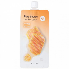 Ночная маска с экстрактом меда, саше 10 мл | MISSHA Pure Source Pocket Pack Honey