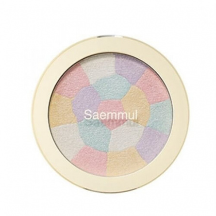 Хайлайтер минеральный, 8 гр | THE SAEM Saemmul Luminous Multi Highlighter 01. Pink White фото 1