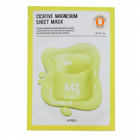 Тканевая маска питательная с магнием, 20 мл | A'PIEU Cicative Magnesium Sheet Mask фото 1