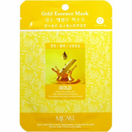 Маска тканевая золото, 23 гр | MIJIN Gold Essence Mask фото 1