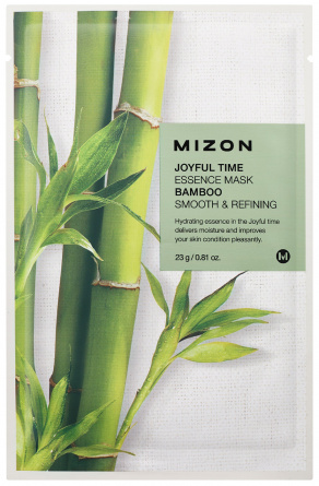 Тканевая маска для лица с экстрактом бамбука, 25 мл | MIZON Joyful Time Essence Mask Bamboo фото 1