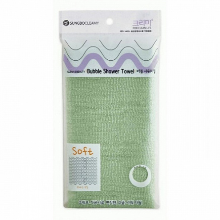 Мочалка для душа, 28х100 см | SB CLEAN&BEAUTY Bubble Shower Towel фото 1