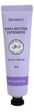Крем для рук с маслом ши и черникой, 30 гр | DEOPROCE SHEA BUTTER INTENSIVE HAND CREAM BLACK BERRY BAY фото 1