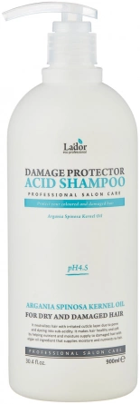 Шампунь для волос с аргановым маслом, 900 мл | LADOR Damage Protector Acid Shampoo фото 1