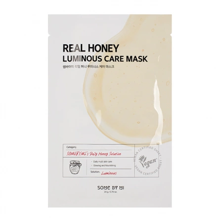 Маска тканевая с экстрактом меда, 20 гр | SOME BY MI Real Honey Care Mask фото 1